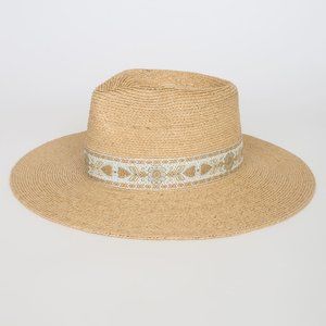 The Indio Special Beige Straw Fedora Hat